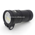 multi-function led strong light flashlight for photo 5200lumen